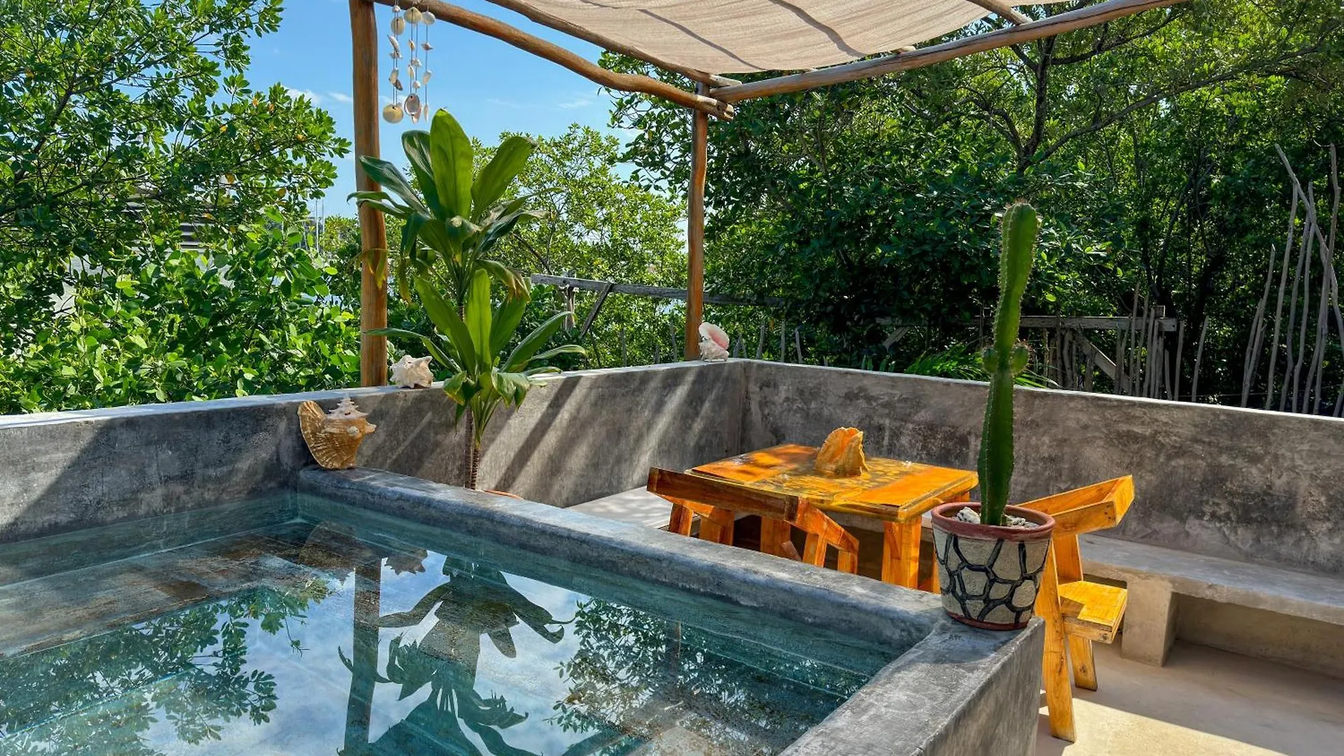 Apt 1-7 Ppl, Starlink, Mini-Pool & Terrace Isla Mujeres